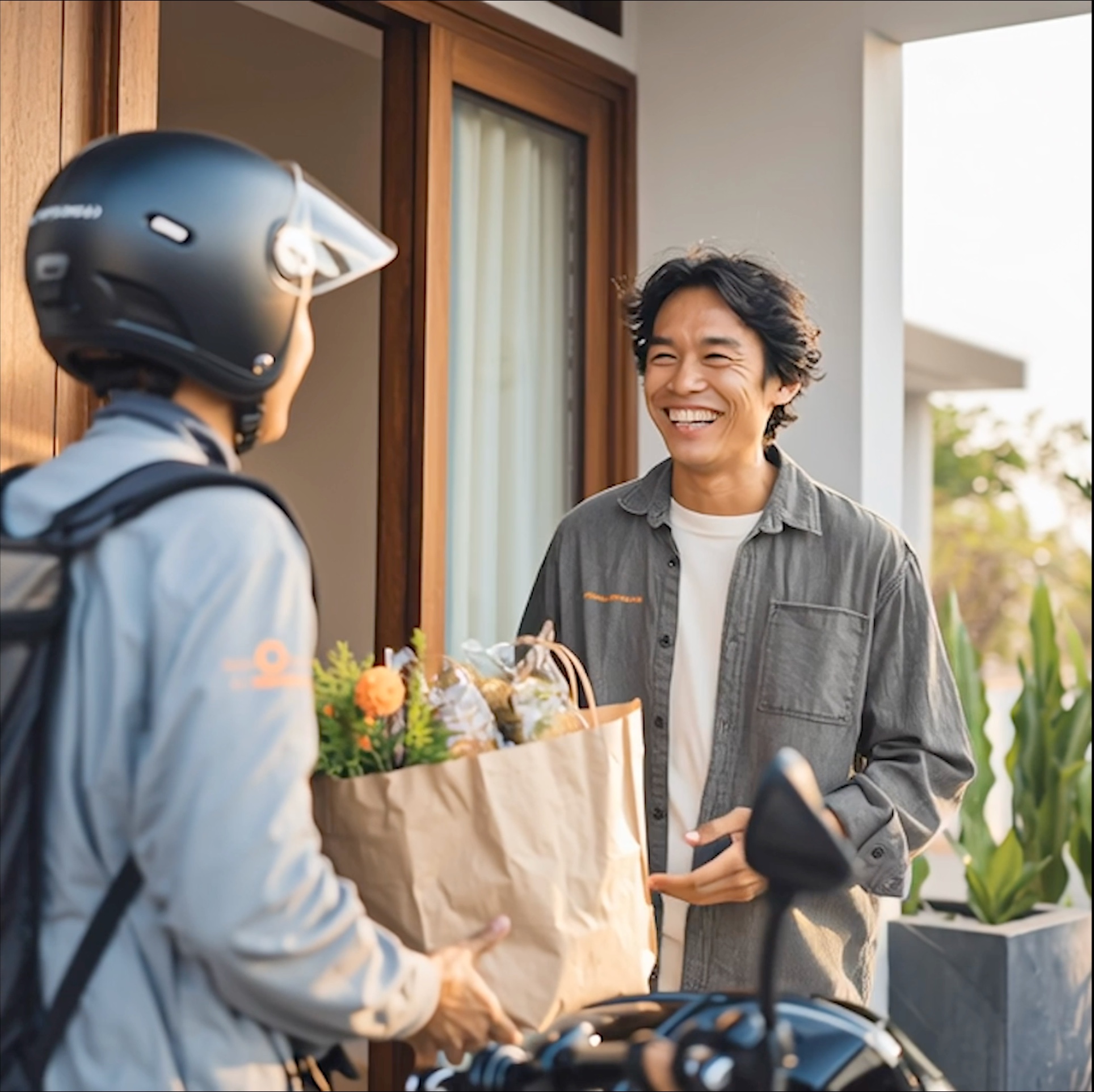 Delivery Driver with AI Order